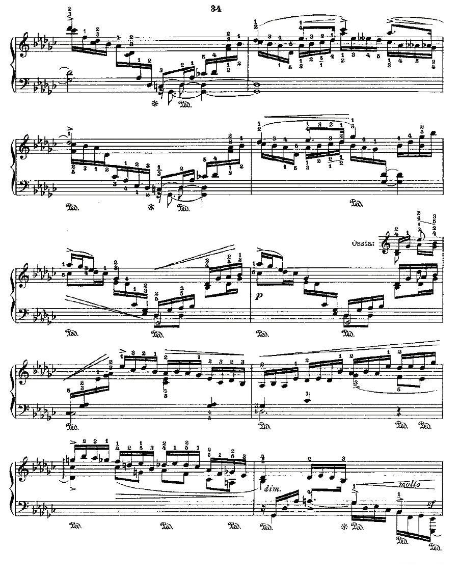肖邦《练习曲》Fr.Chopin Op.10 No8-2钢琴曲谱（图3）