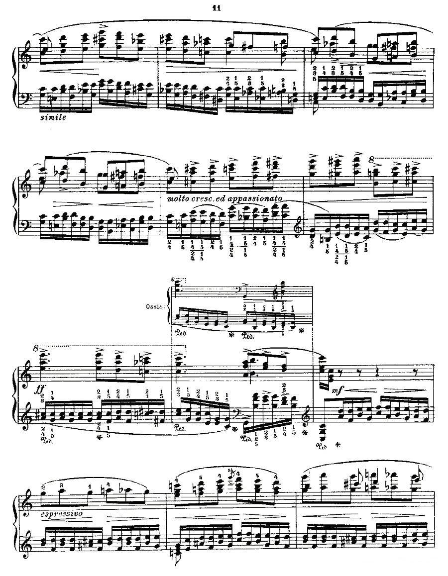 肖邦《练习曲》Fr.Chopin Op.10 No7-1钢琴曲谱（图4）