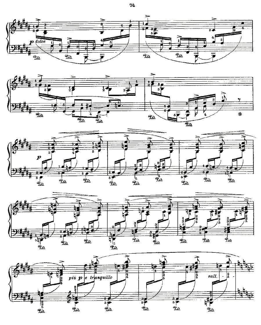 肖邦《练习曲》Fr.Chopin Op.25 No3-2钢琴曲谱（图4）