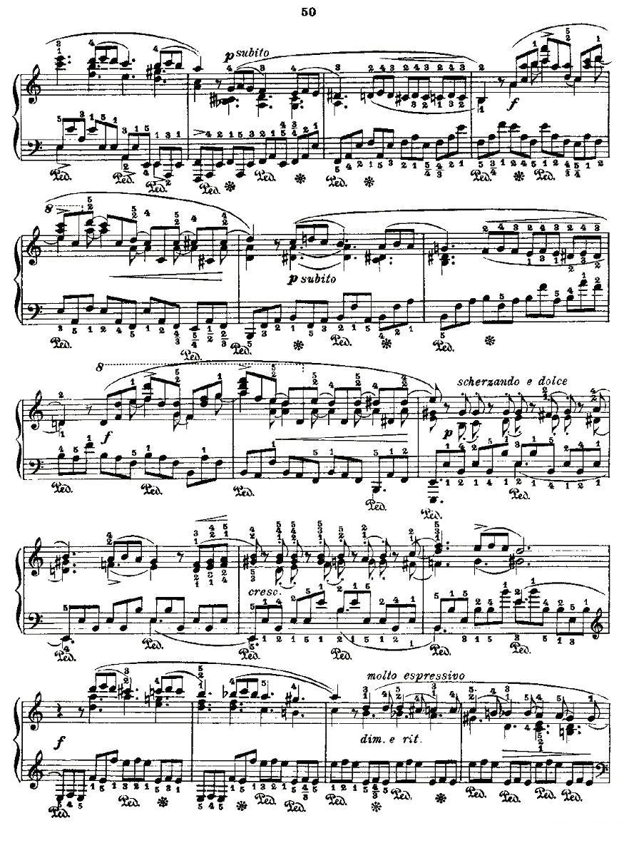 肖邦《练习曲》Fr.Chopin Op.10 No5-3钢琴曲谱（图3）