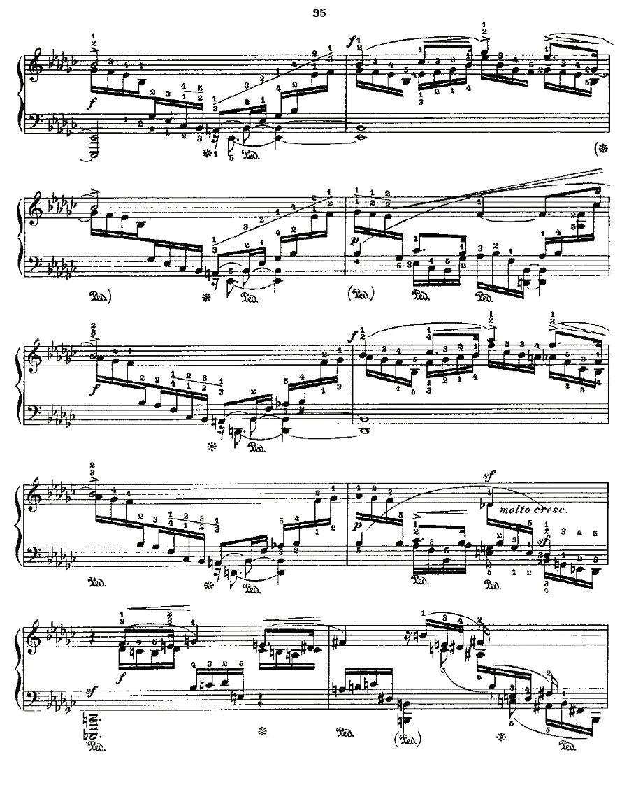 肖邦《练习曲》Fr.Chopin Op.10 No8-2钢琴曲谱（图4）