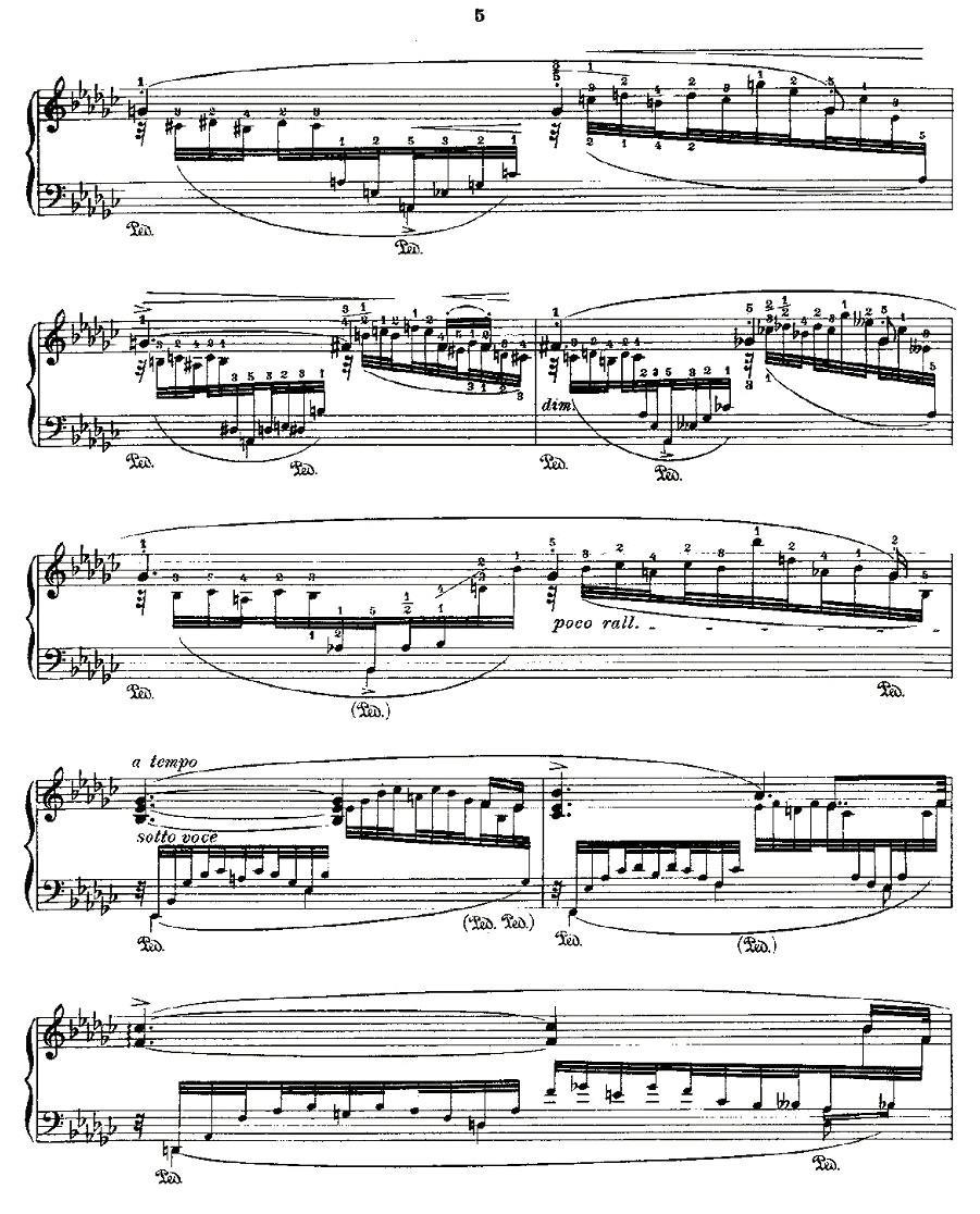 肖邦《练习曲》Fr.Chopin Op.10 No6钢琴曲谱（图5）