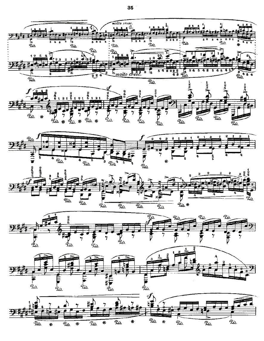 肖邦《练习曲》Fr.Chopin Op.10 No4钢琴曲谱（图5）