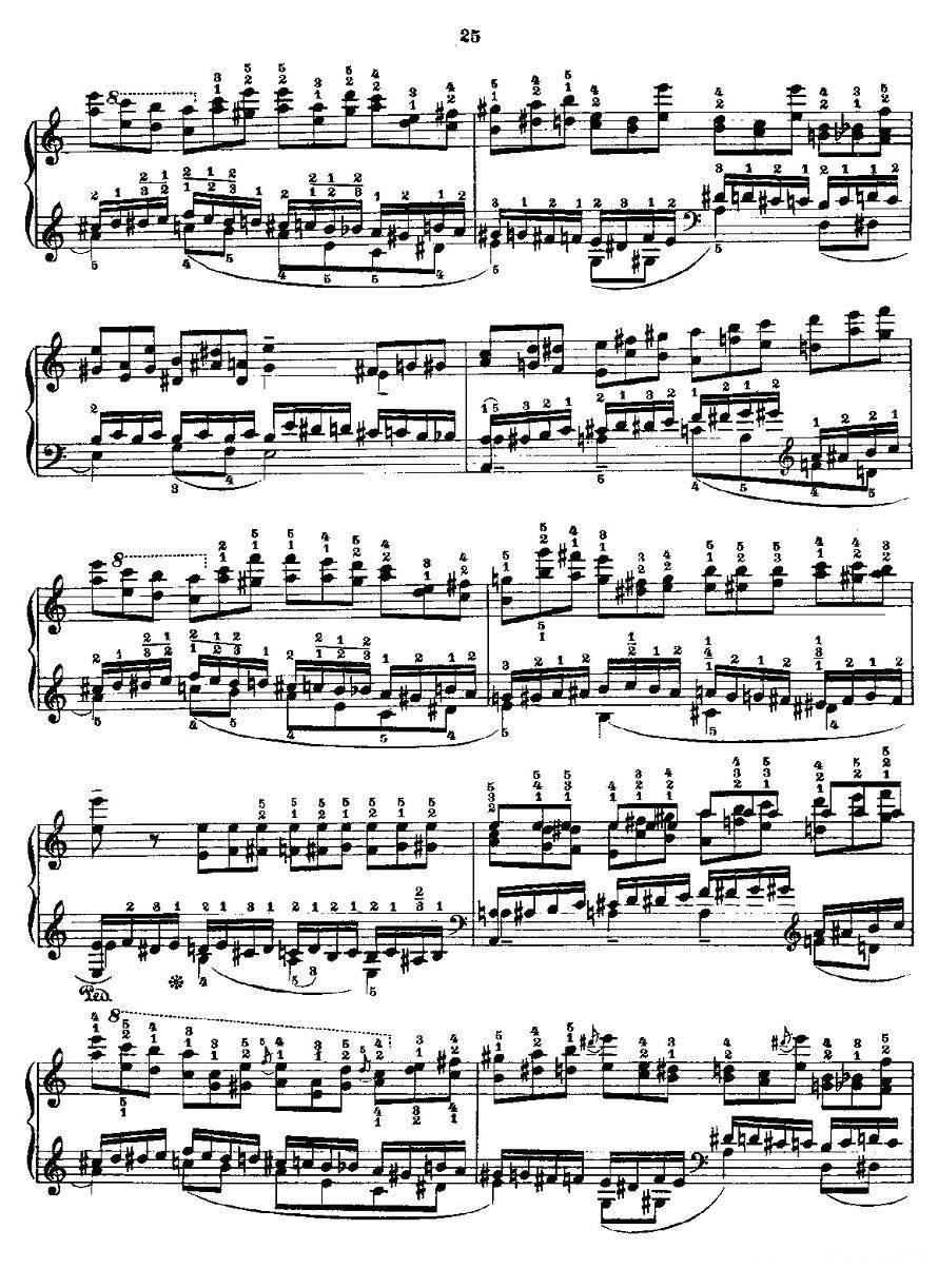 肖邦《练习曲》Fr.Chopin Op.10 No2-2钢琴曲谱（图5）