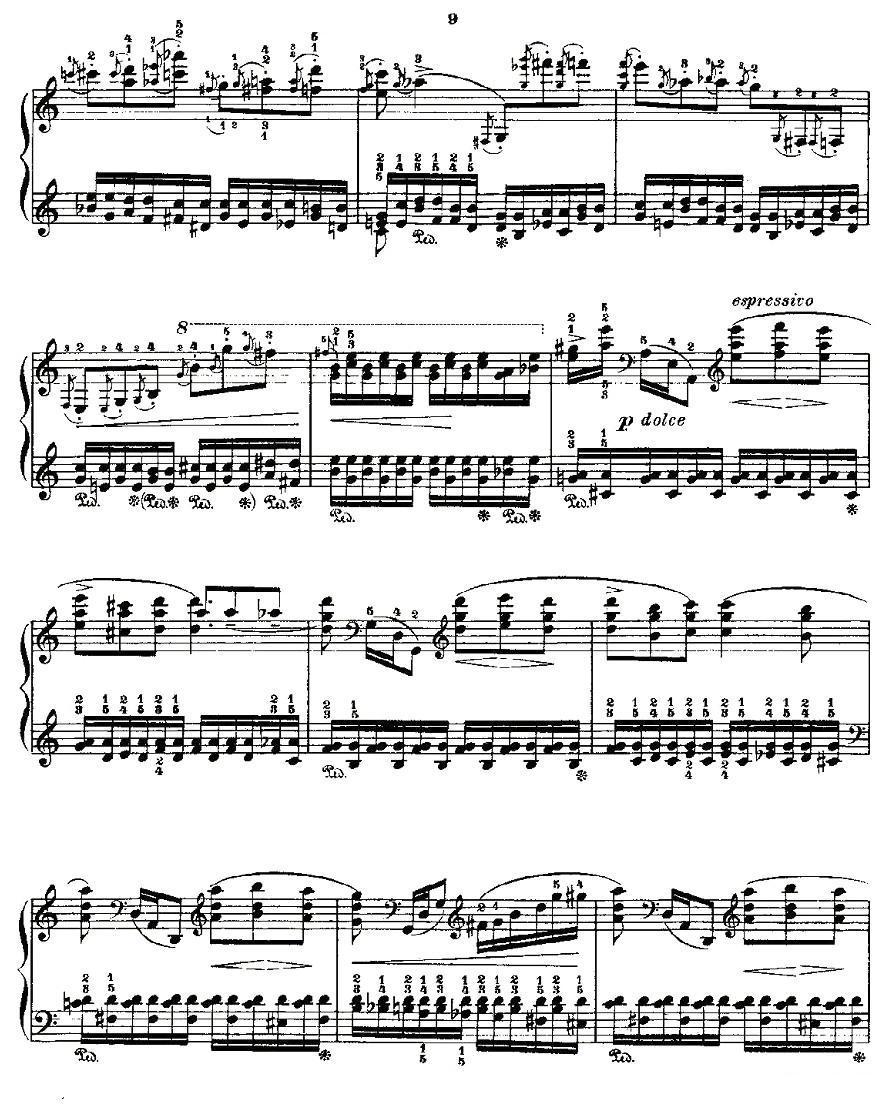 肖邦《练习曲》Fr.Chopin Op.10 No7-1钢琴曲谱（图2）