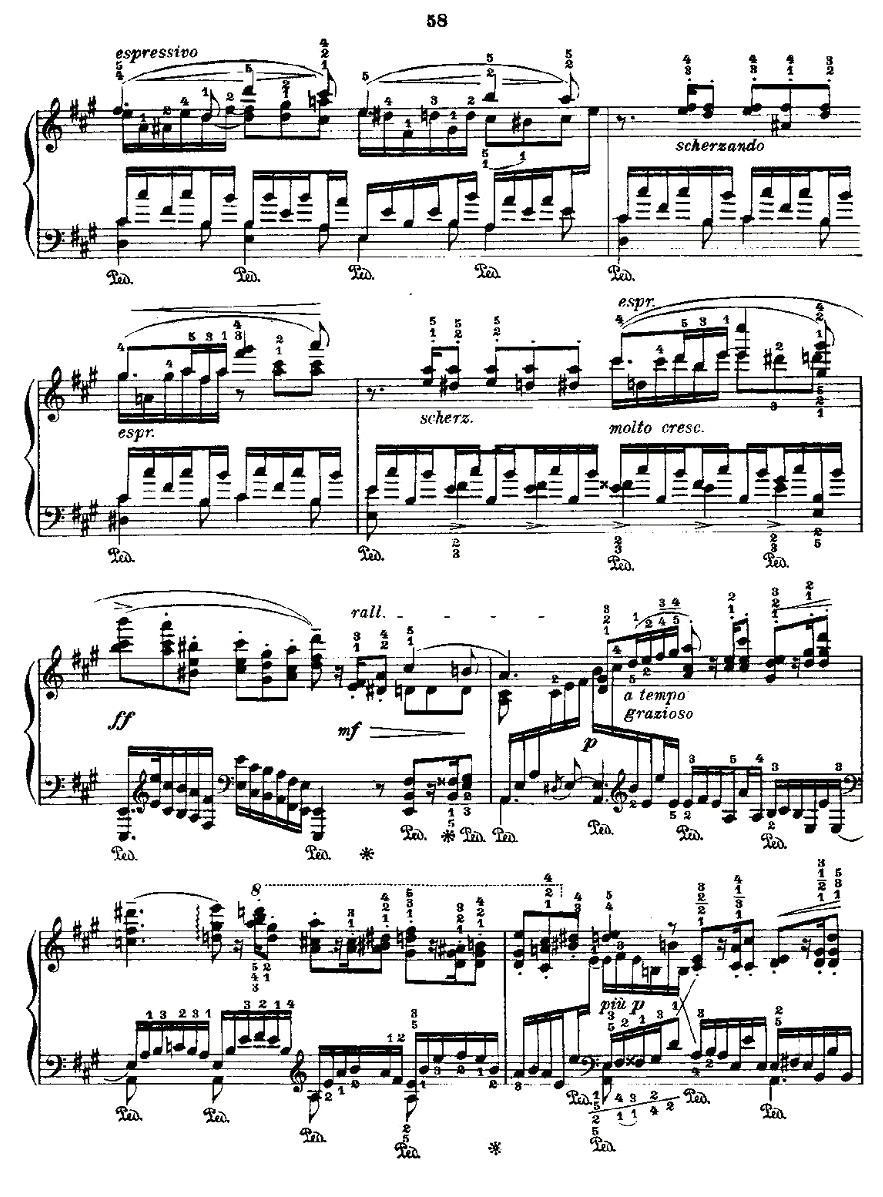 肖邦《练习曲》Fr.Chopin Op.10 No5-4钢琴曲谱（图5）