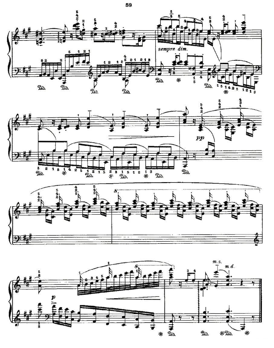 肖邦《练习曲》Fr.Chopin Op.10 No5-4钢琴曲谱（图6）