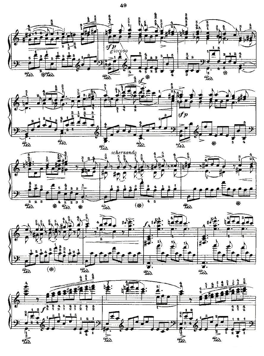肖邦《练习曲》Fr.Chopin Op.10 No5-3钢琴曲谱（图2）