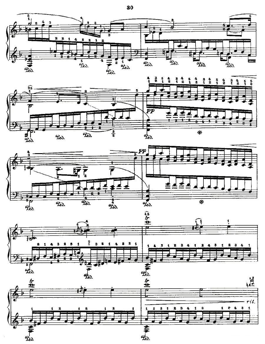 肖邦《练习曲》Fr.Chopin Op.10 No8-1钢琴曲谱（图9）