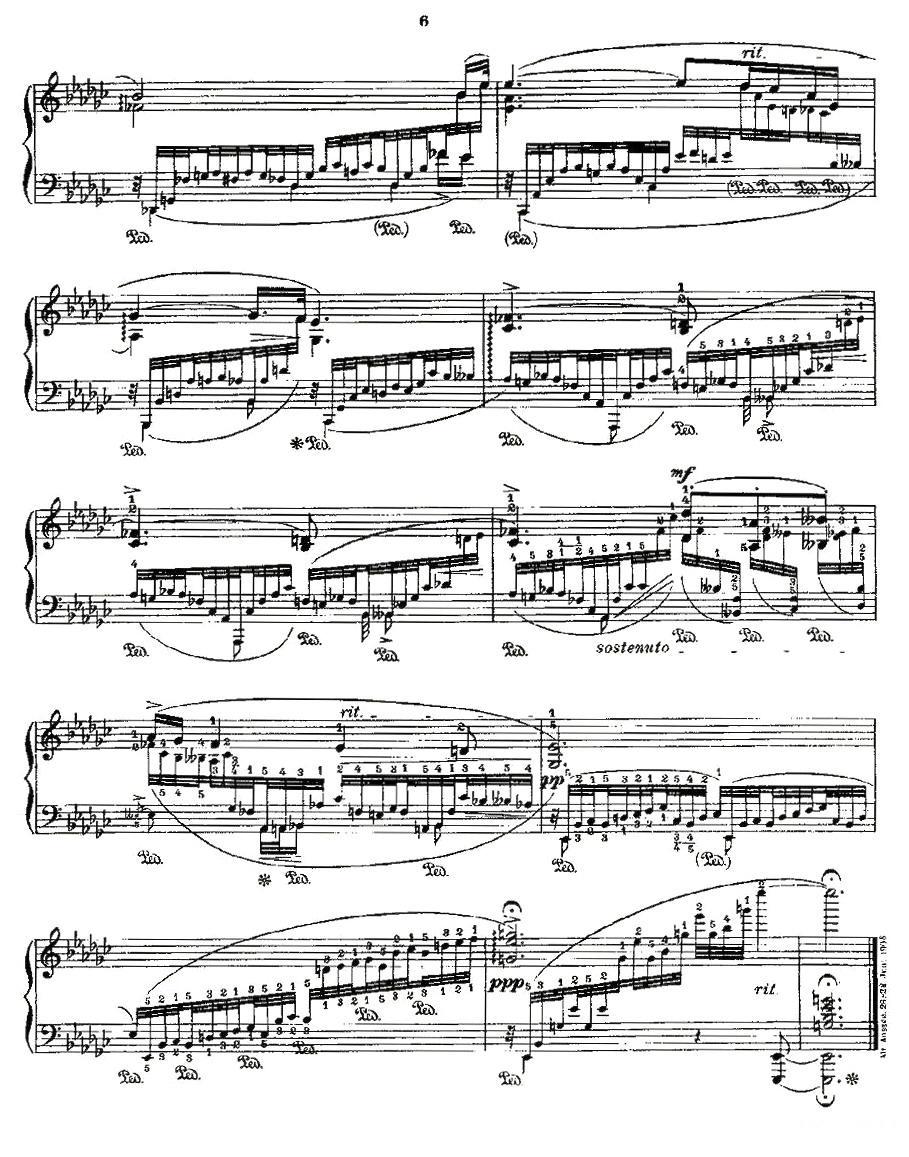 肖邦《练习曲》Fr.Chopin Op.10 No6钢琴曲谱（图6）