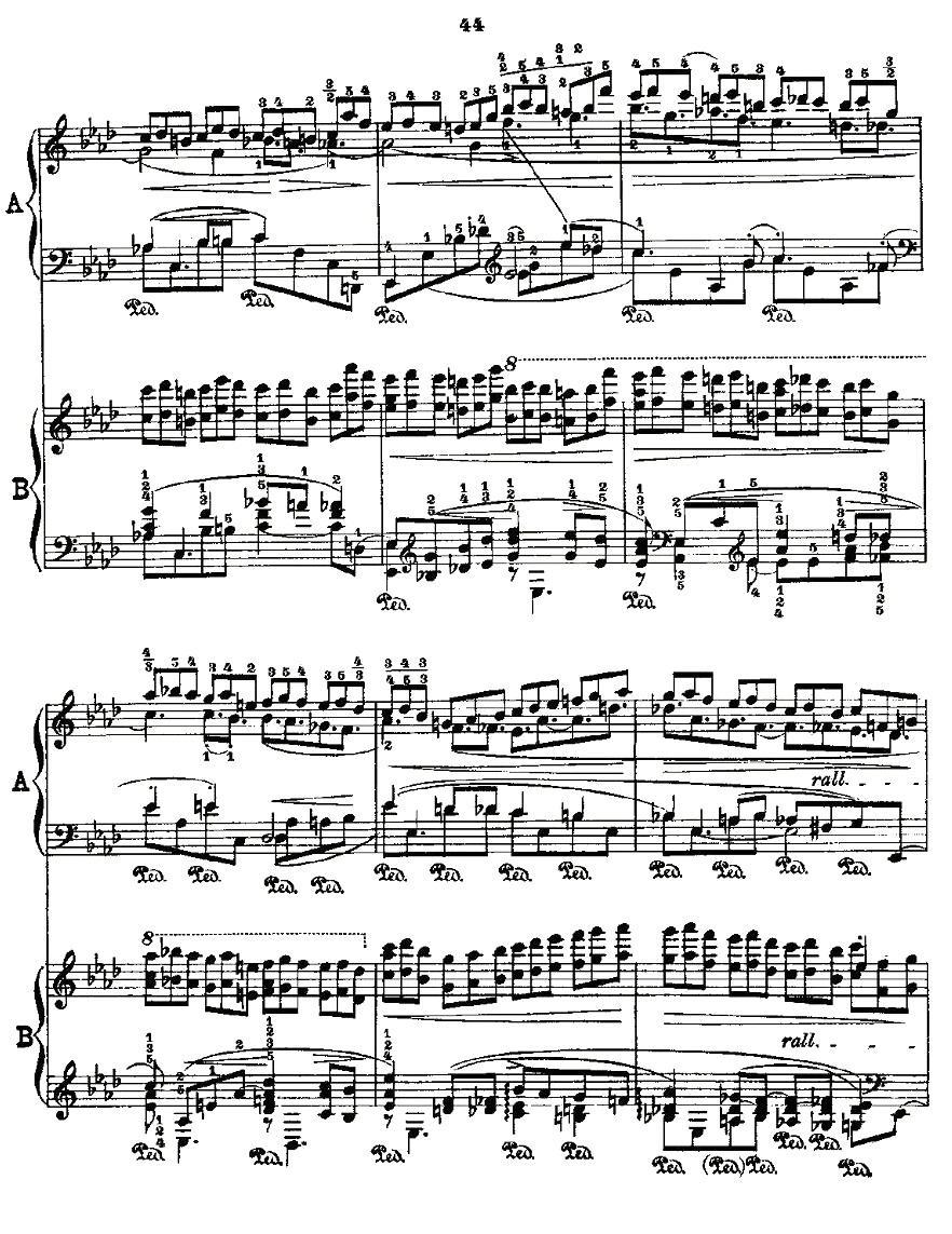 肖邦《练习曲》Fr.Chopin Op.25 No2-3钢琴曲谱（图6）