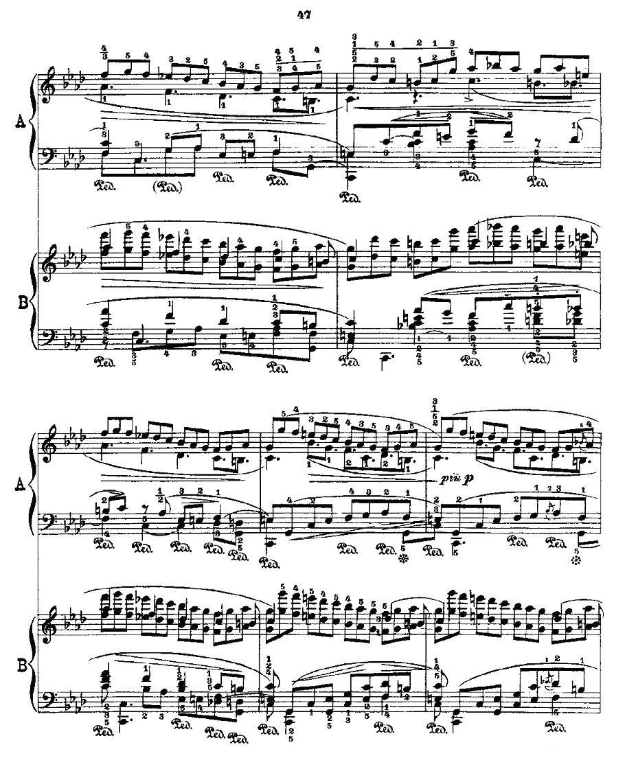 肖邦《练习曲》Fr.Chopin Op.25 No2-3钢琴曲谱（图9）
