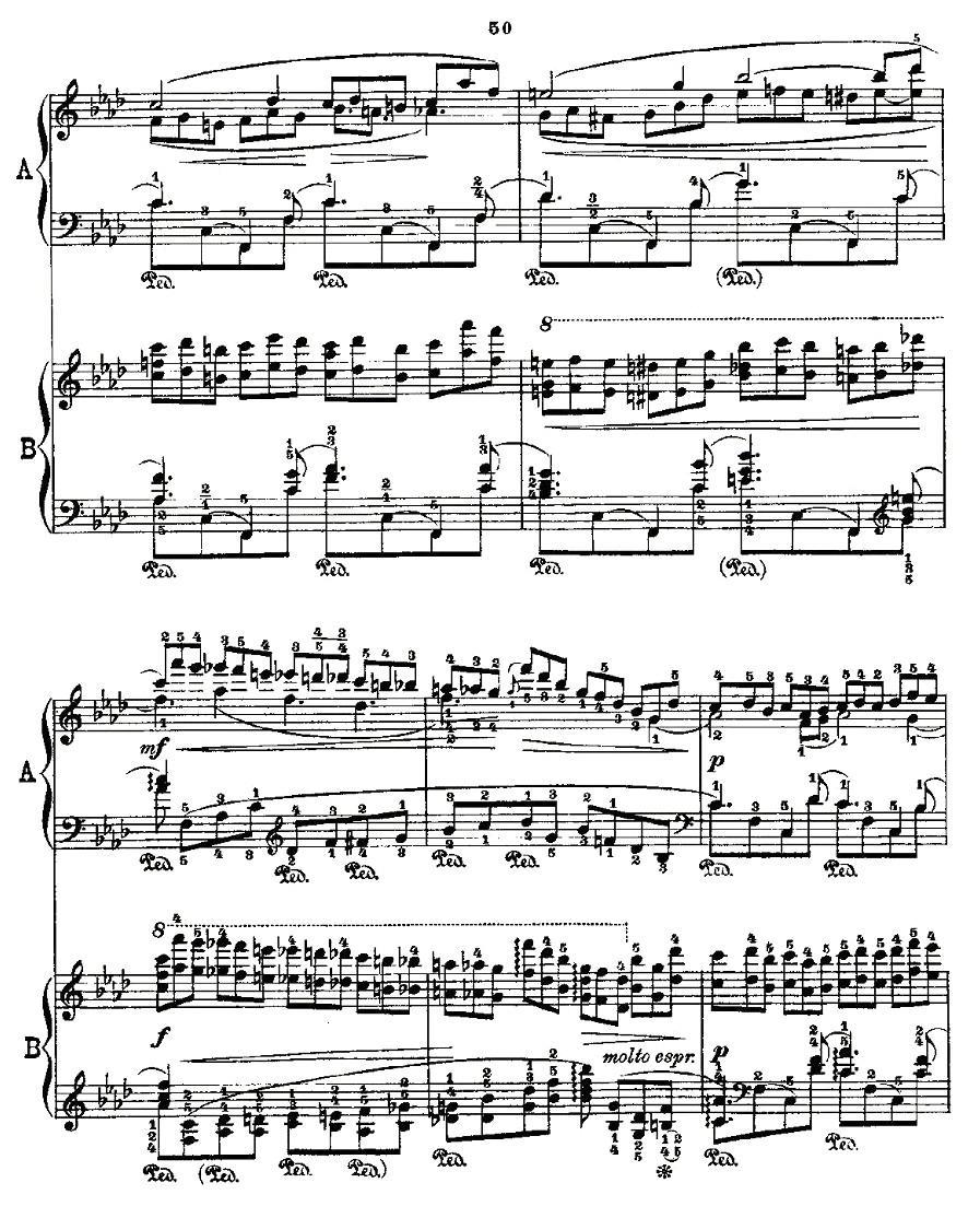 肖邦《练习曲》Fr.Chopin Op.25 No2-3钢琴曲谱（图12）