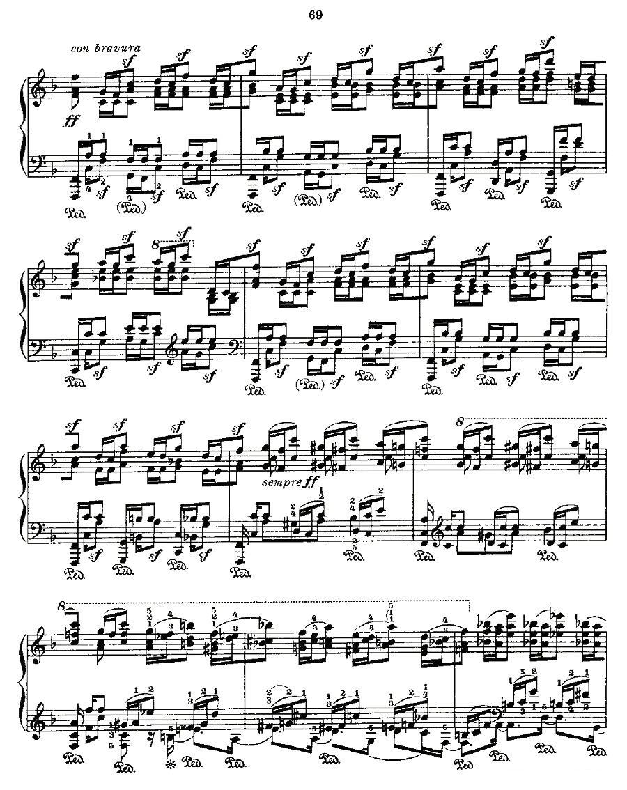 肖邦《练习曲》Fr.Chopin Op.25 No3-1钢琴曲谱（图10）