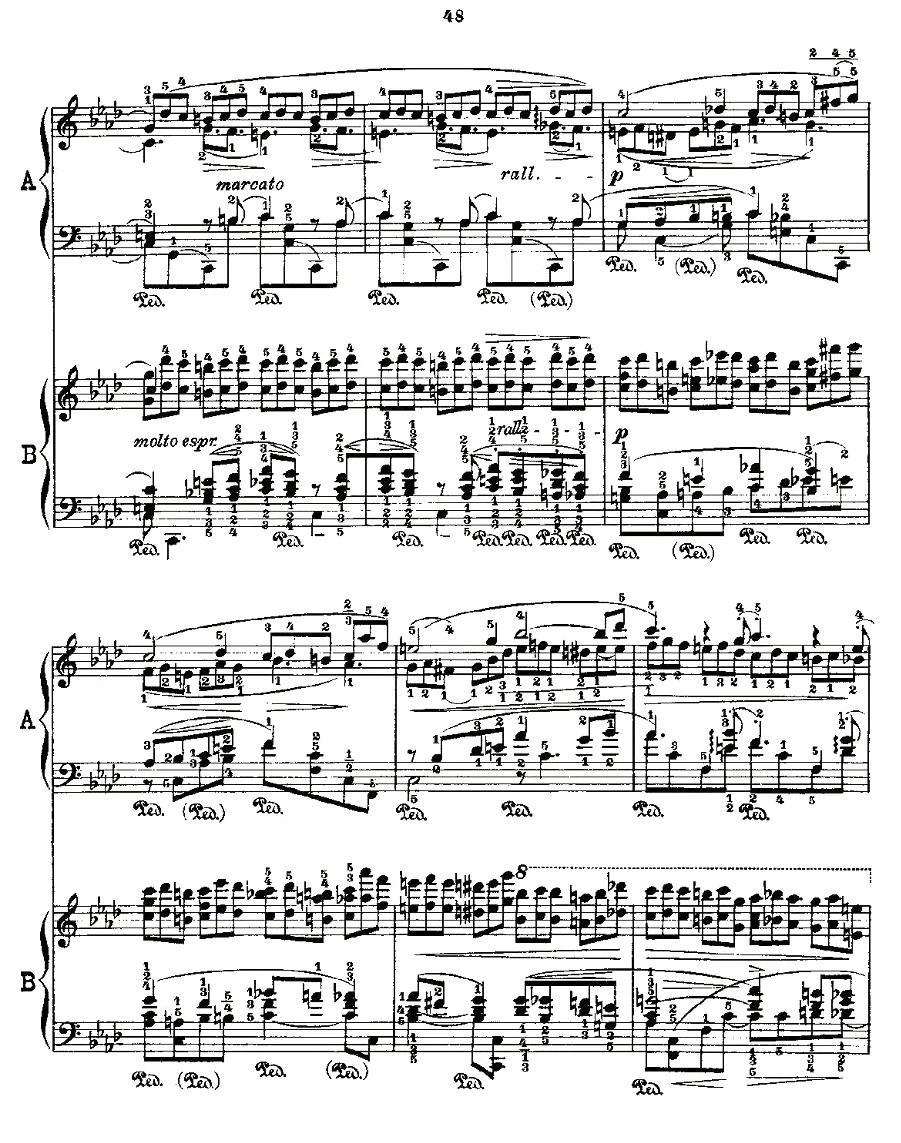 肖邦《练习曲》Fr.Chopin Op.25 No2-3钢琴曲谱（图10）