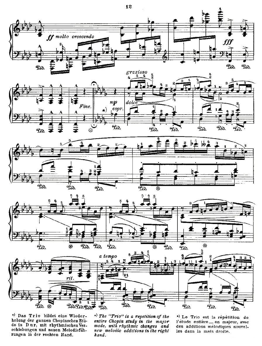 肖邦《练习曲》Fr.Chopin Op.25 No4-2钢琴曲谱（图6）