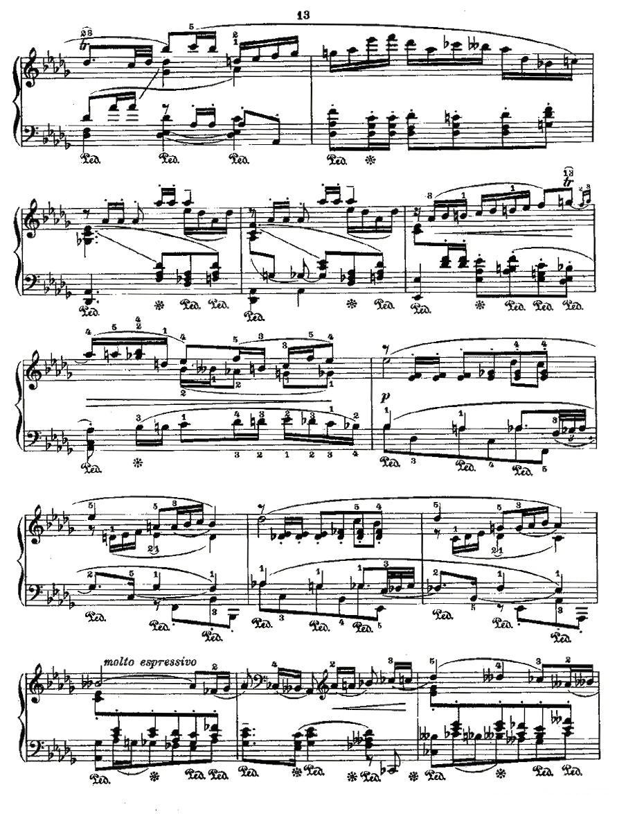 肖邦《练习曲》Fr.Chopin Op.25 No4-2钢琴曲谱（图7）