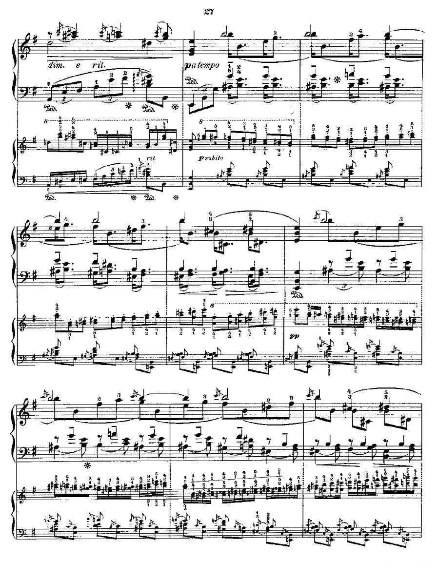 肖邦《练习曲》Fr.Chopin Op.25 No5-1钢琴曲谱（图11）
