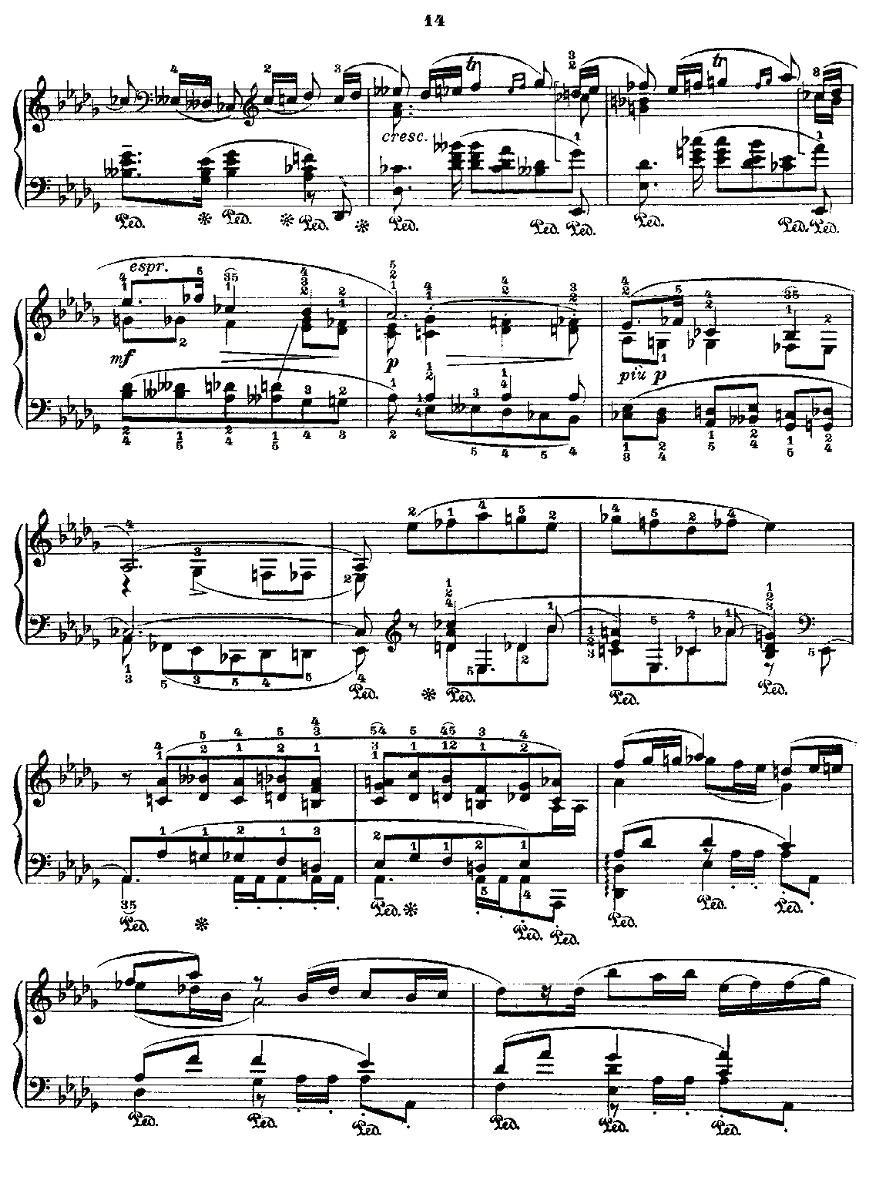 肖邦《练习曲》Fr.Chopin Op.25 No4-2钢琴曲谱（图8）