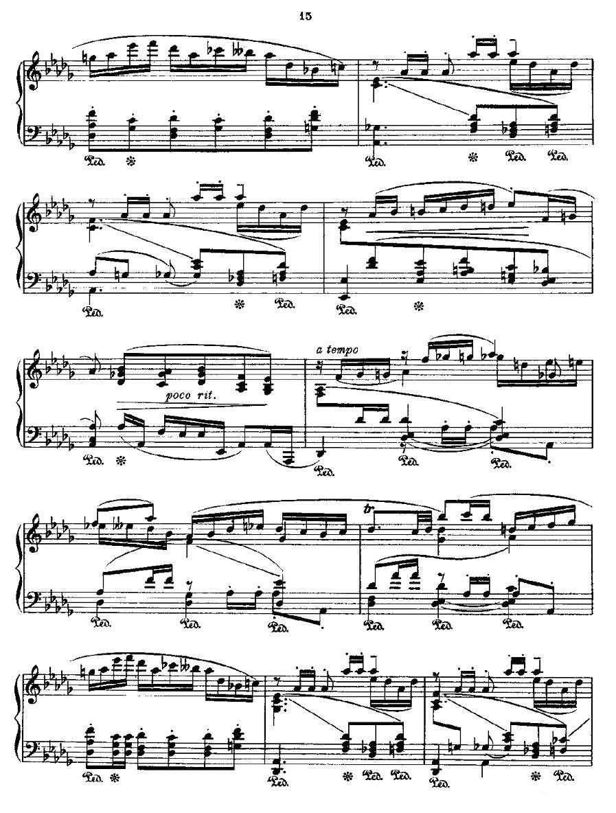 肖邦《练习曲》Fr.Chopin Op.25 No4-2钢琴曲谱（图9）
