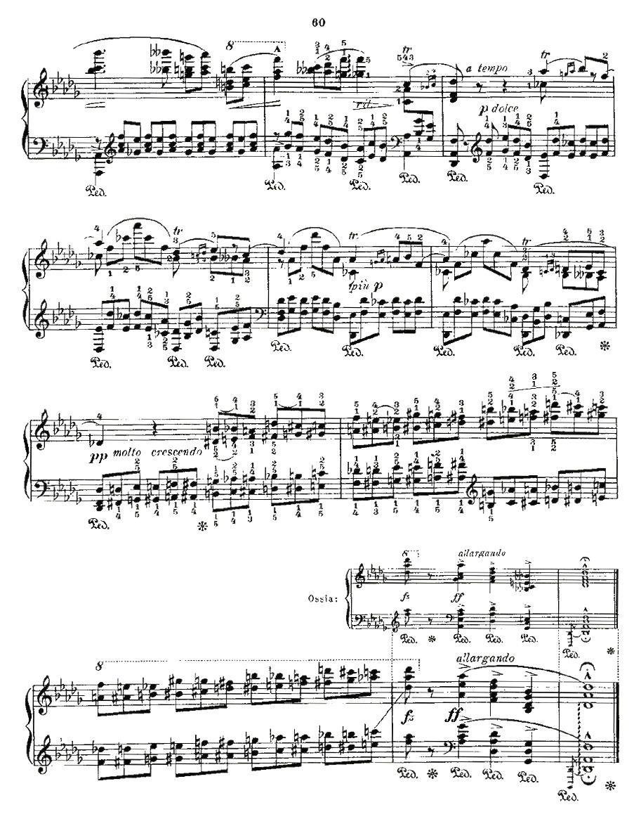 肖邦《练习曲》Fr.Chopin Op.25 No8钢琴曲谱（图4）