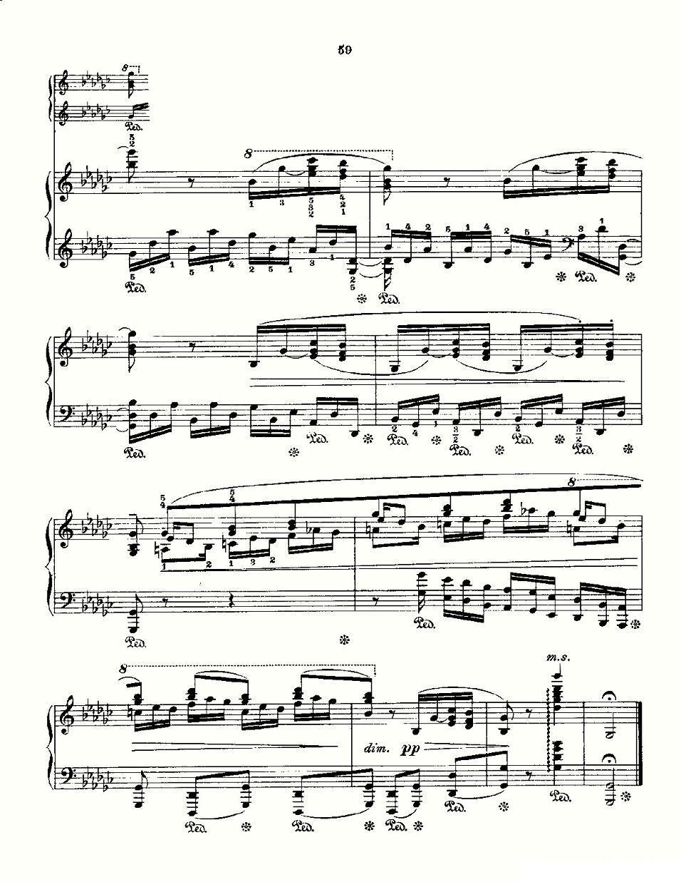 肖邦《练习曲》Fr.Chopin Op.10 No5 & Op.25 No9钢琴曲谱（图8）