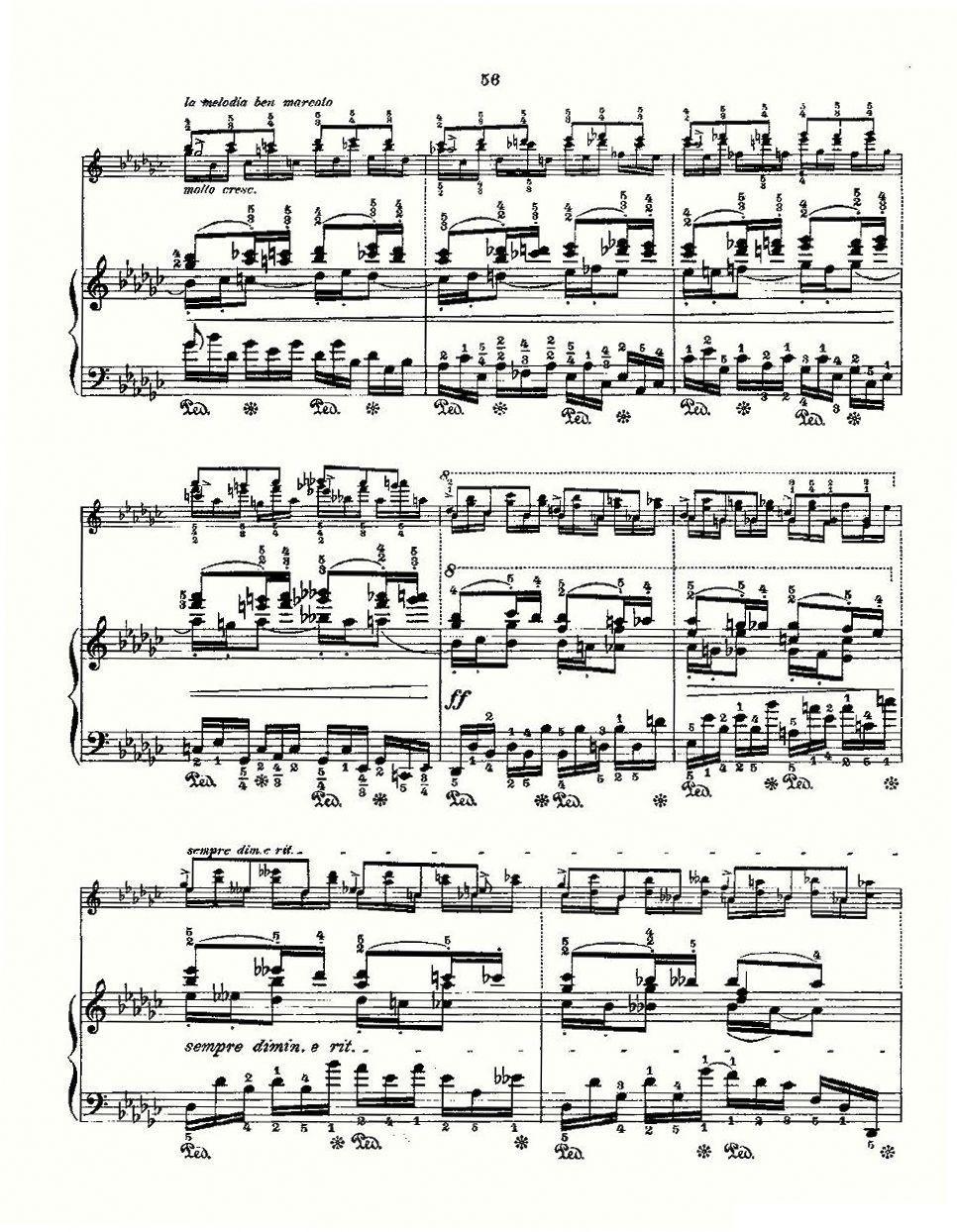 肖邦《练习曲》Fr.Chopin Op.10 No5 & Op.25 No9钢琴曲谱（图5）