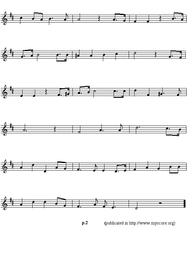 巴哈马国歌（Aeriacn Anthen sheet music:Bahamas）钢琴曲谱（图2）