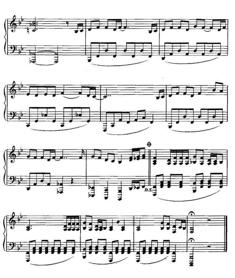 与我同在（电影《珍珠港》主题曲）钢琴曲谱（图2）