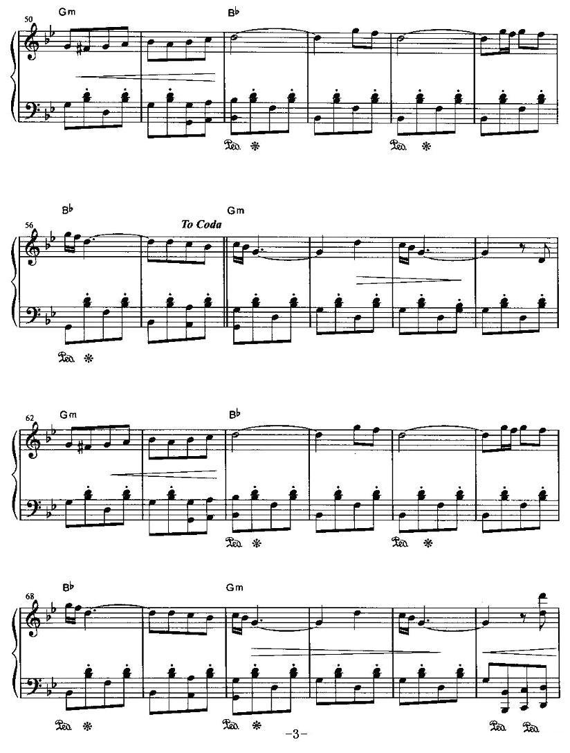 旧梦何处寻钢琴曲谱（图3）