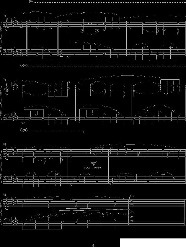 TRISTE COEUR （午后的出发）钢琴曲谱（图6）