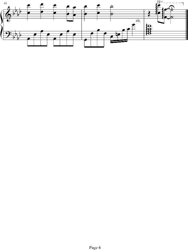 情感 （feeling）钢琴曲谱（图6）