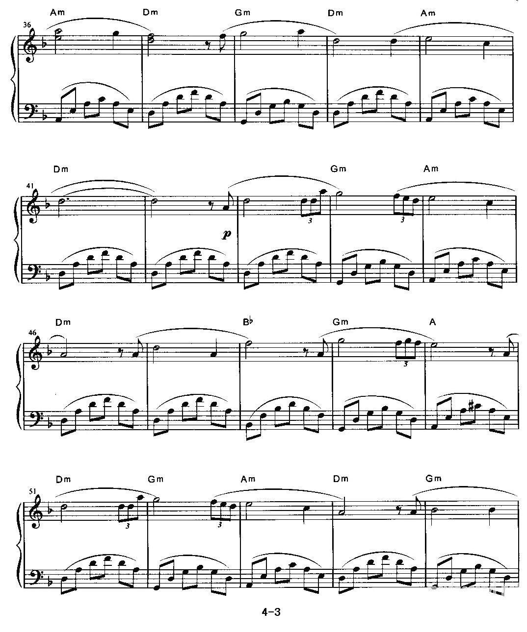 情迷钢琴曲谱（图3）