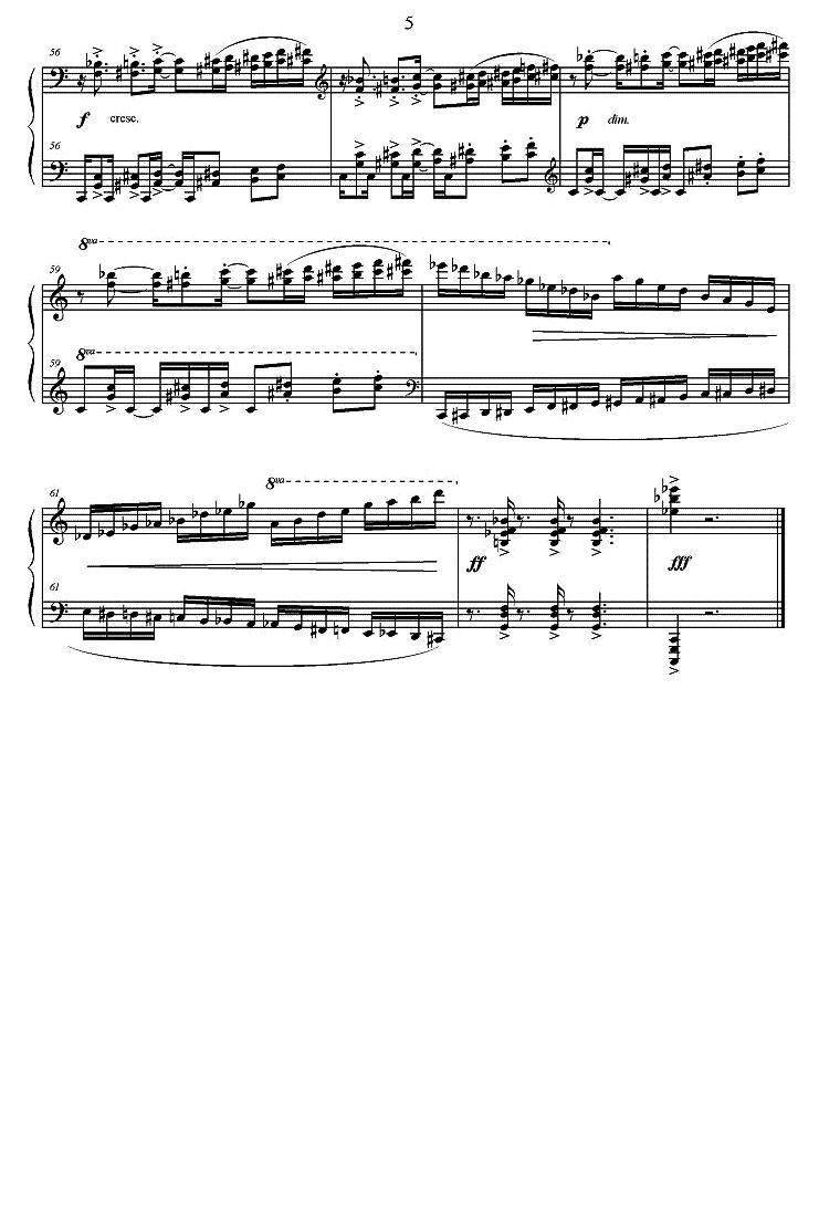 三首前奏曲（1）钢琴曲谱（图7）
