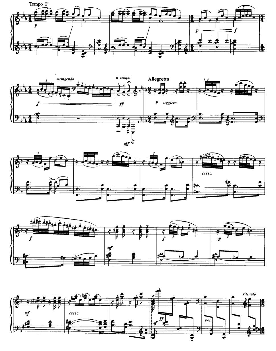 牧童之乐钢琴曲谱（图2）