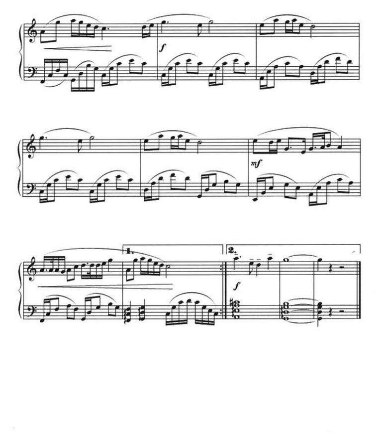 说句心里话钢琴曲谱（图2）