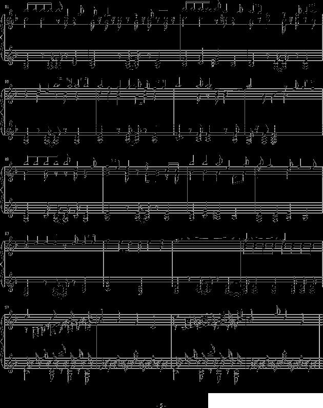 光与影的浪漫钢琴曲谱（图5）