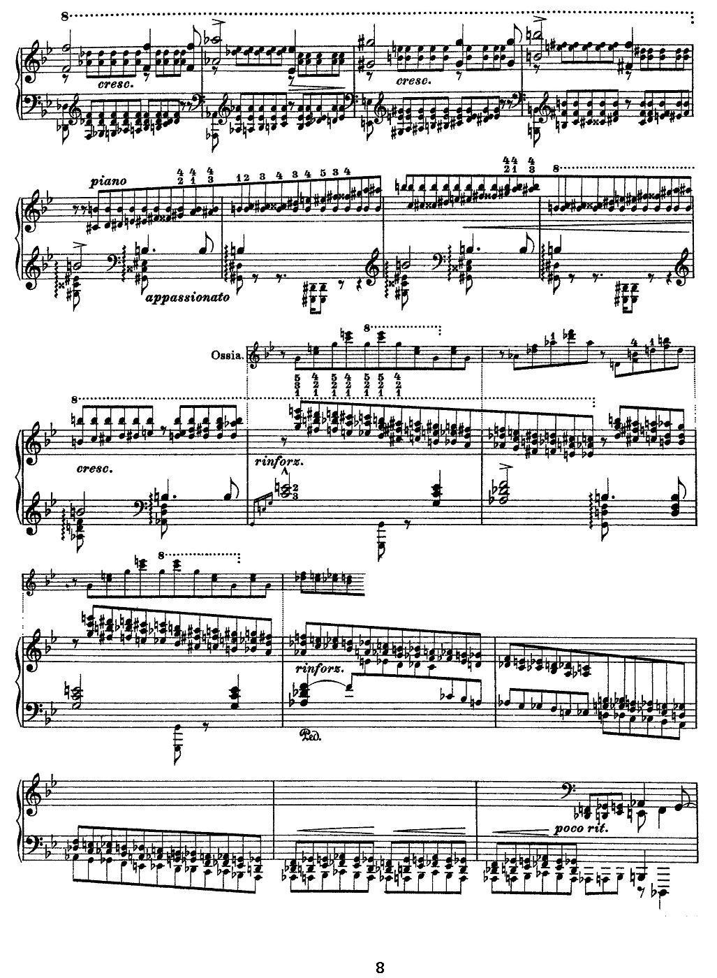 12首超级技巧练习曲：Mazeppa（玛捷帕）钢琴曲谱（图8）