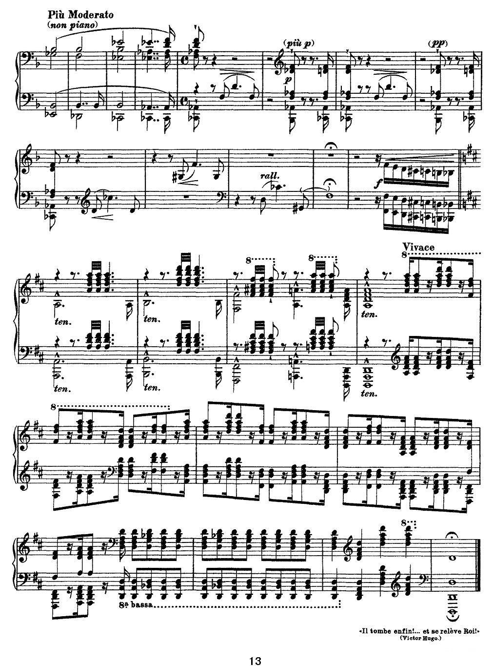 12首超级技巧练习曲：Mazeppa（玛捷帕）钢琴曲谱（图13）