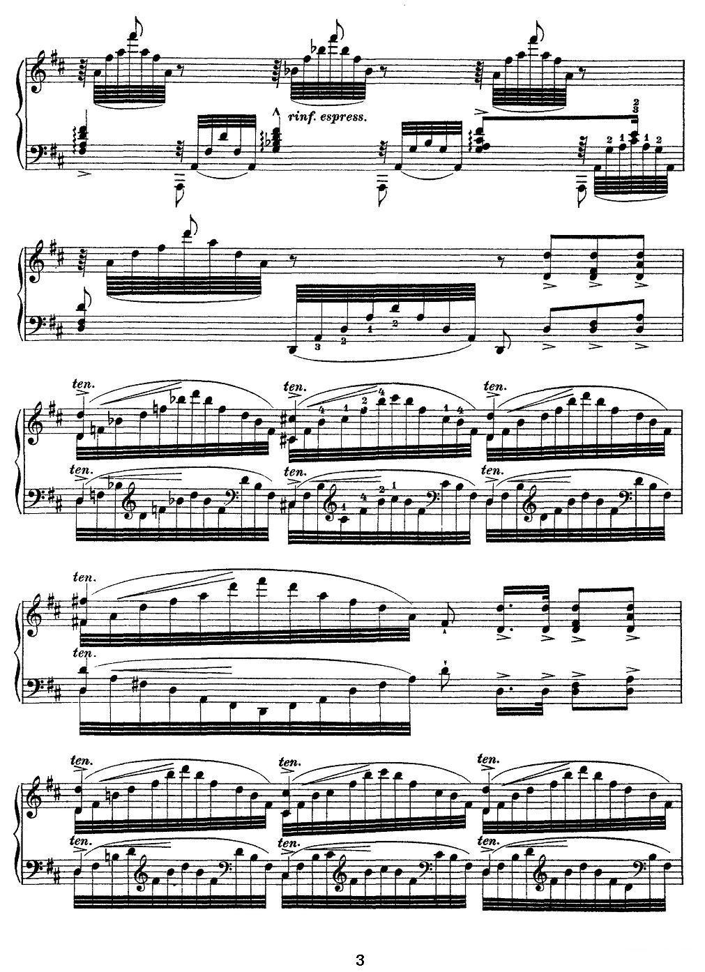 12首超级技巧练习曲：Vision（幻影）钢琴曲谱（图3）