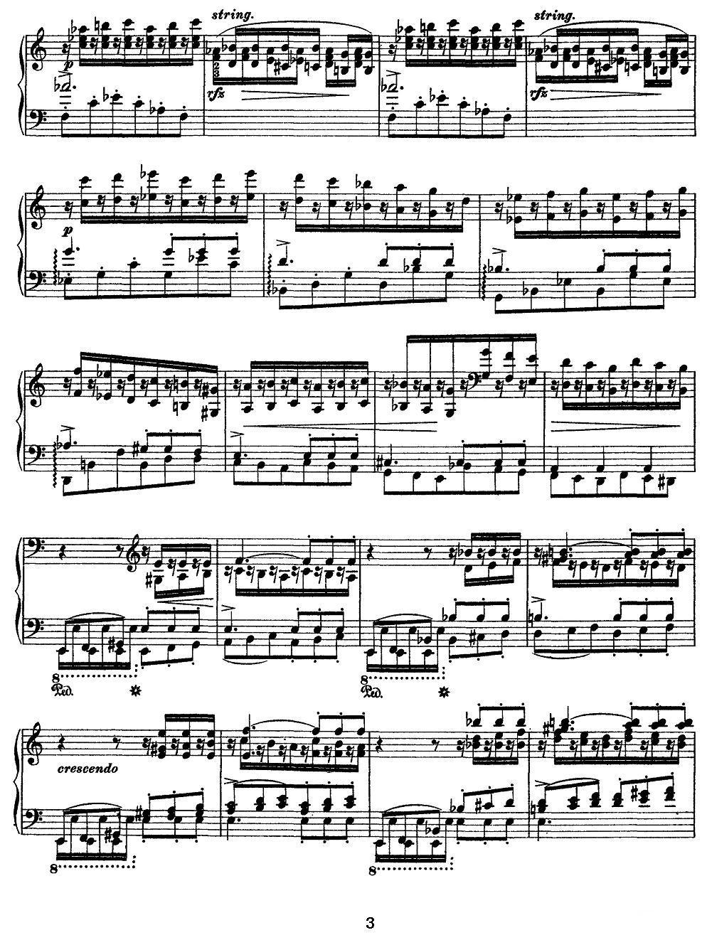 12首超级技巧练习曲：A Minor（A 小调）钢琴曲谱（图3）