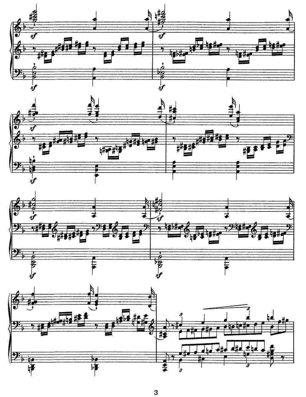 12首超级技巧练习曲：Mazeppa（玛捷帕）钢琴曲谱（图3）