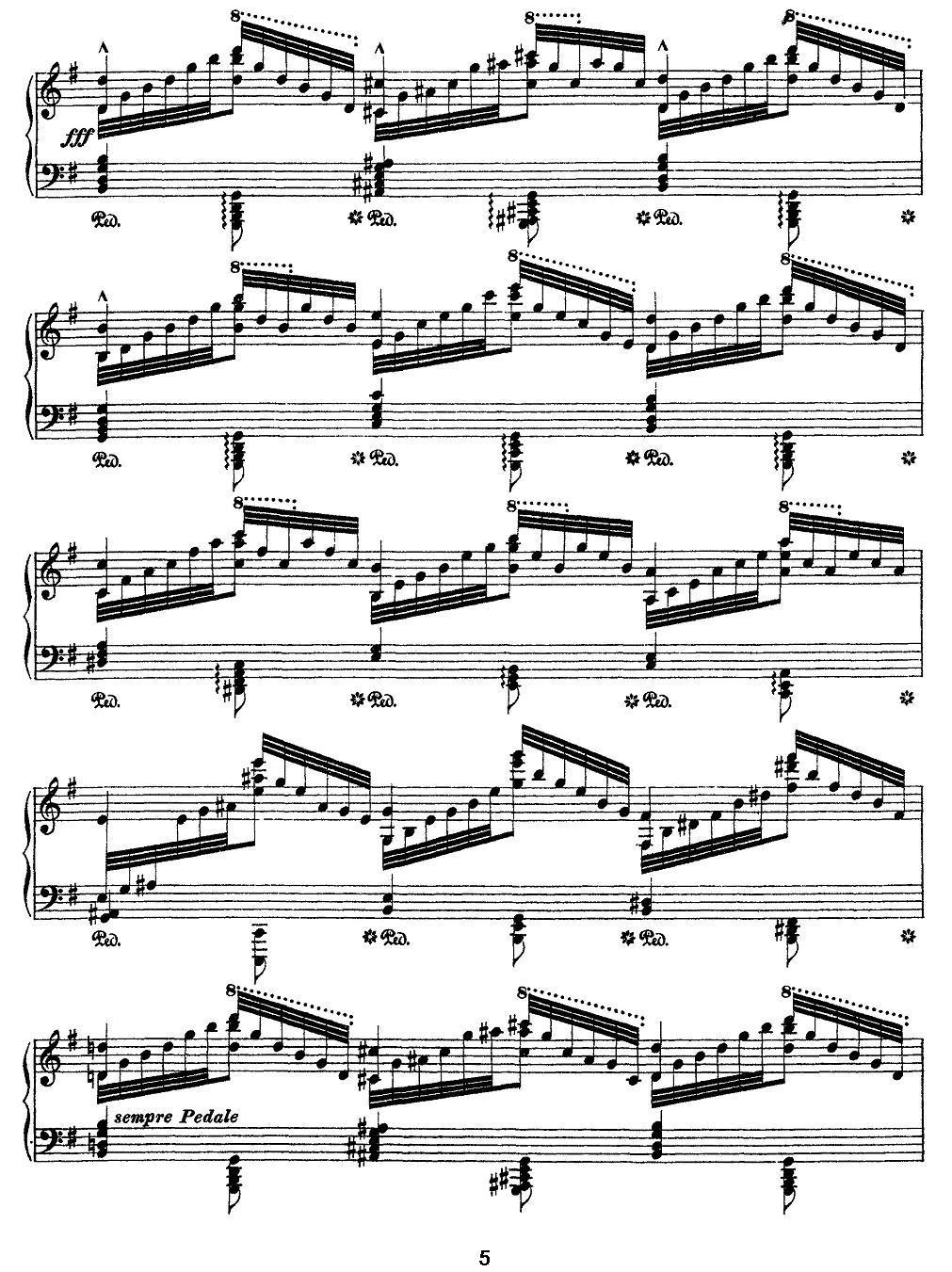 12首超级技巧练习曲：Vision（幻影）钢琴曲谱（图5）