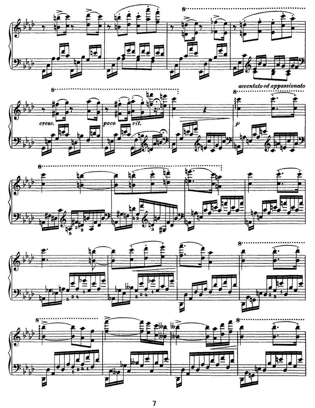 12首超级技巧练习曲：F Minor（F小调）钢琴曲谱（图7）