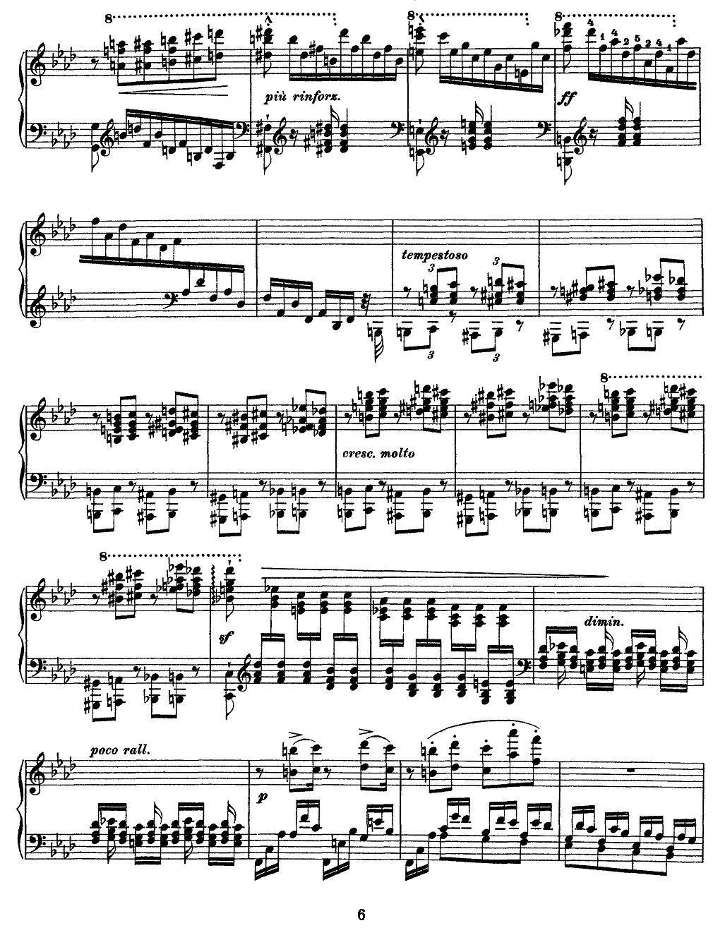 12首超级技巧练习曲：F Minor（F小调）钢琴曲谱（图6）