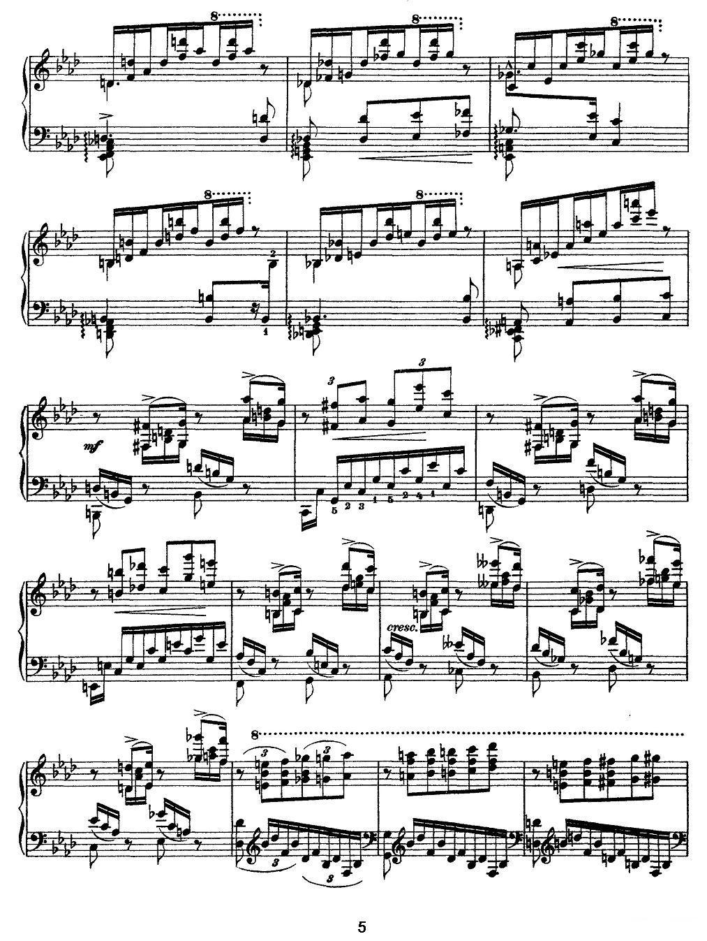 12首超级技巧练习曲：F Minor（F小调）钢琴曲谱（图5）