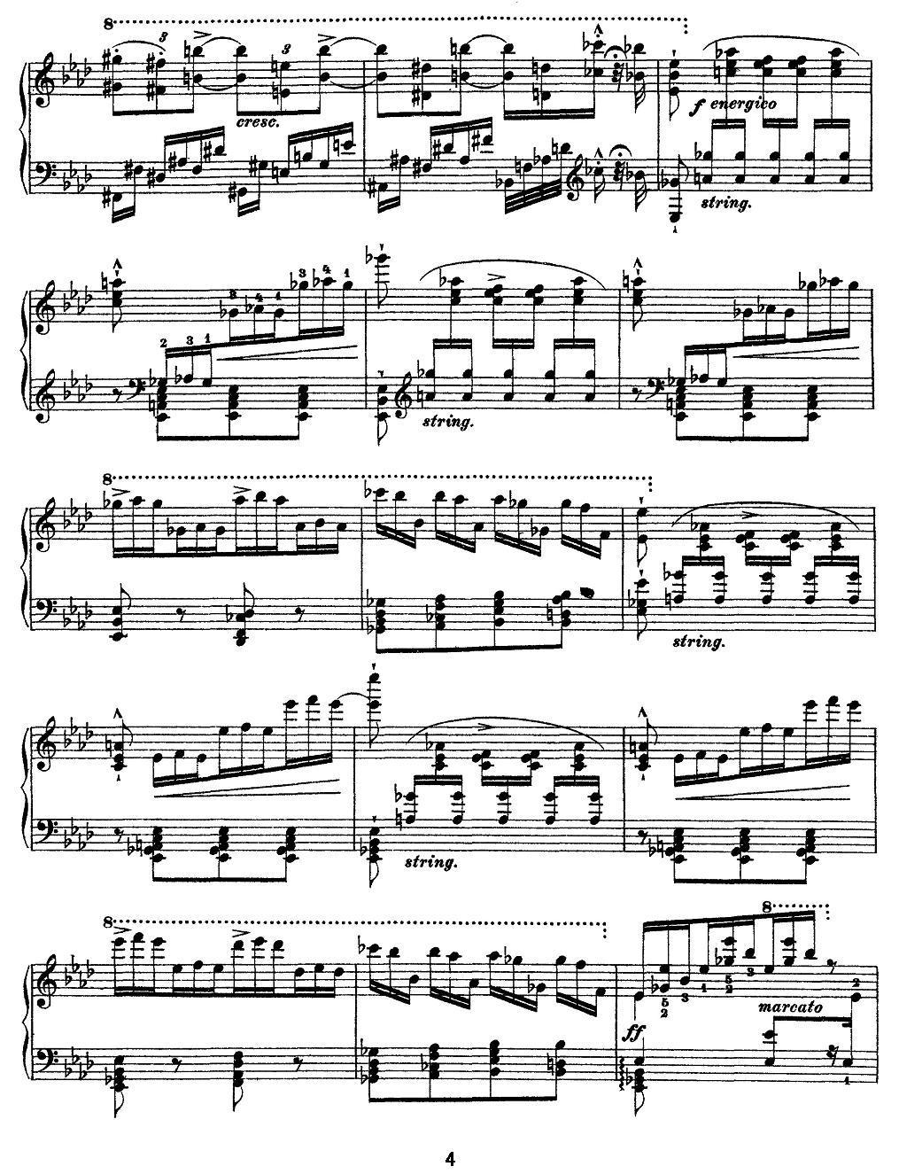 12首超级技巧练习曲：F Minor（F小调）钢琴曲谱（图4）