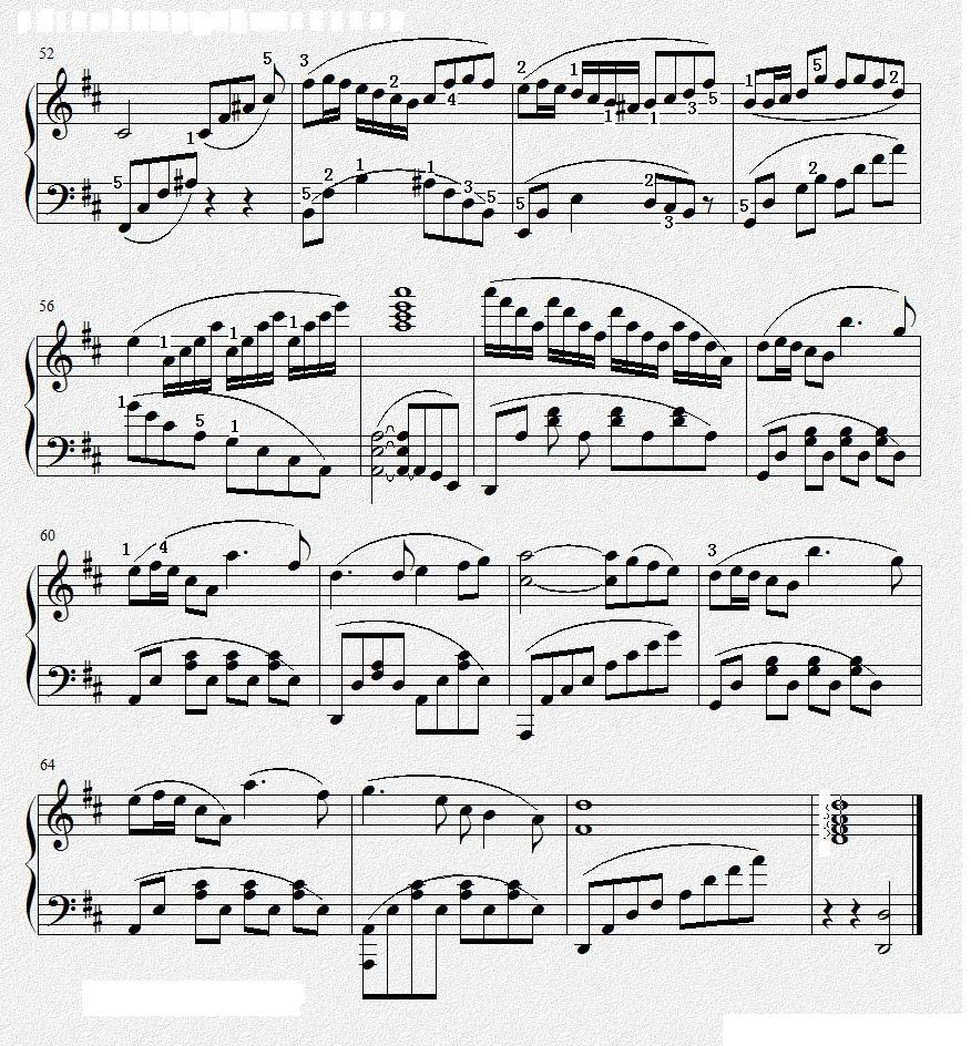 蓝（钢琴小品）钢琴曲谱（图4）