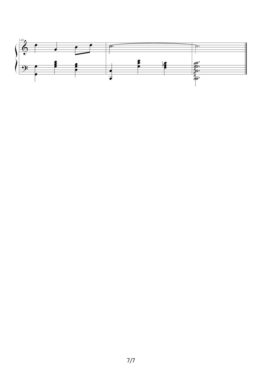 月光水岸钢琴曲谱（图7）