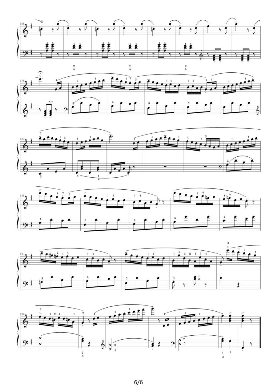 库劳—C大调钢琴小奏鸣曲（Op.55 No.2）钢琴曲谱（图6）